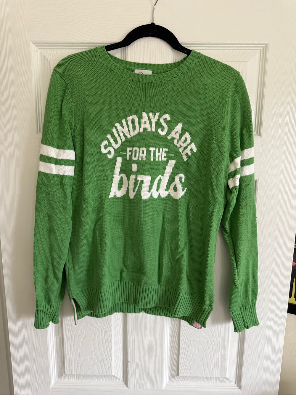 Kelly Green 'Sundays Are for the Birds' Graphic Sweater